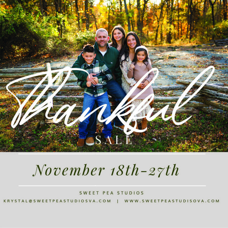 Thankful Sale 2022 | Photographer Aldie VA